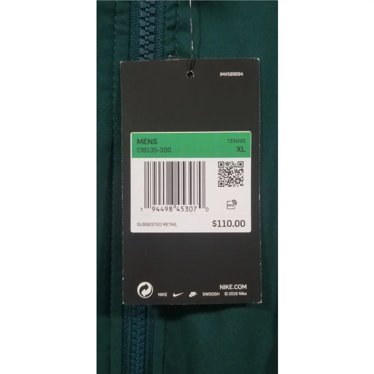 Nike clothing - CI9135-300 - CI9135-300 - Green (UPC: 0194498453070) 5