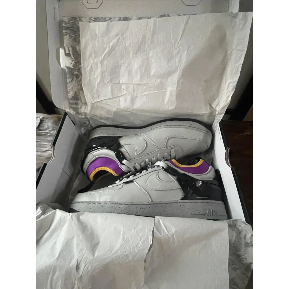 Nike shoes - Nike Air Force 1 - Air Force - DQ7558-001 - Gray (UPC: 196149407739) 1