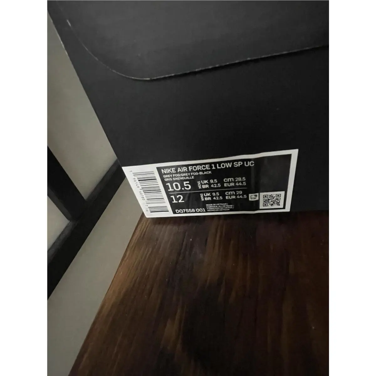 Nike shoes - Nike Air Force 1 - Air Force - DQ7558-001 - Gray (UPC: 196149407739) 3