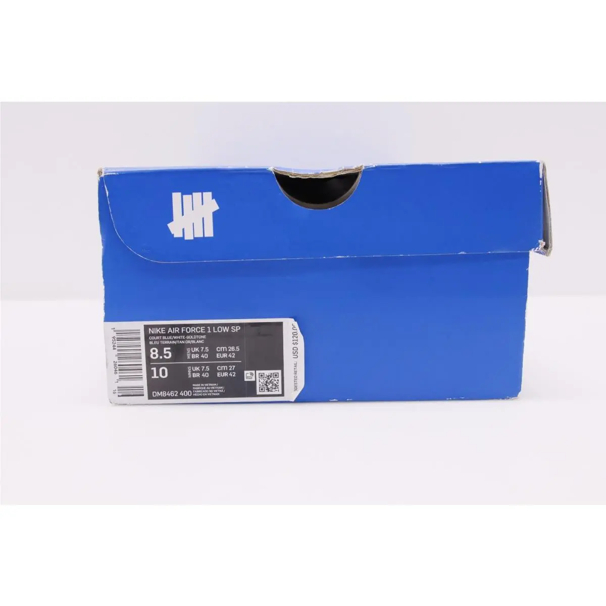 Nike shoes - Undefeated x Nike Air Force 1 SP - DM8462-400 - Blue (UPC: 0195244260461) 21