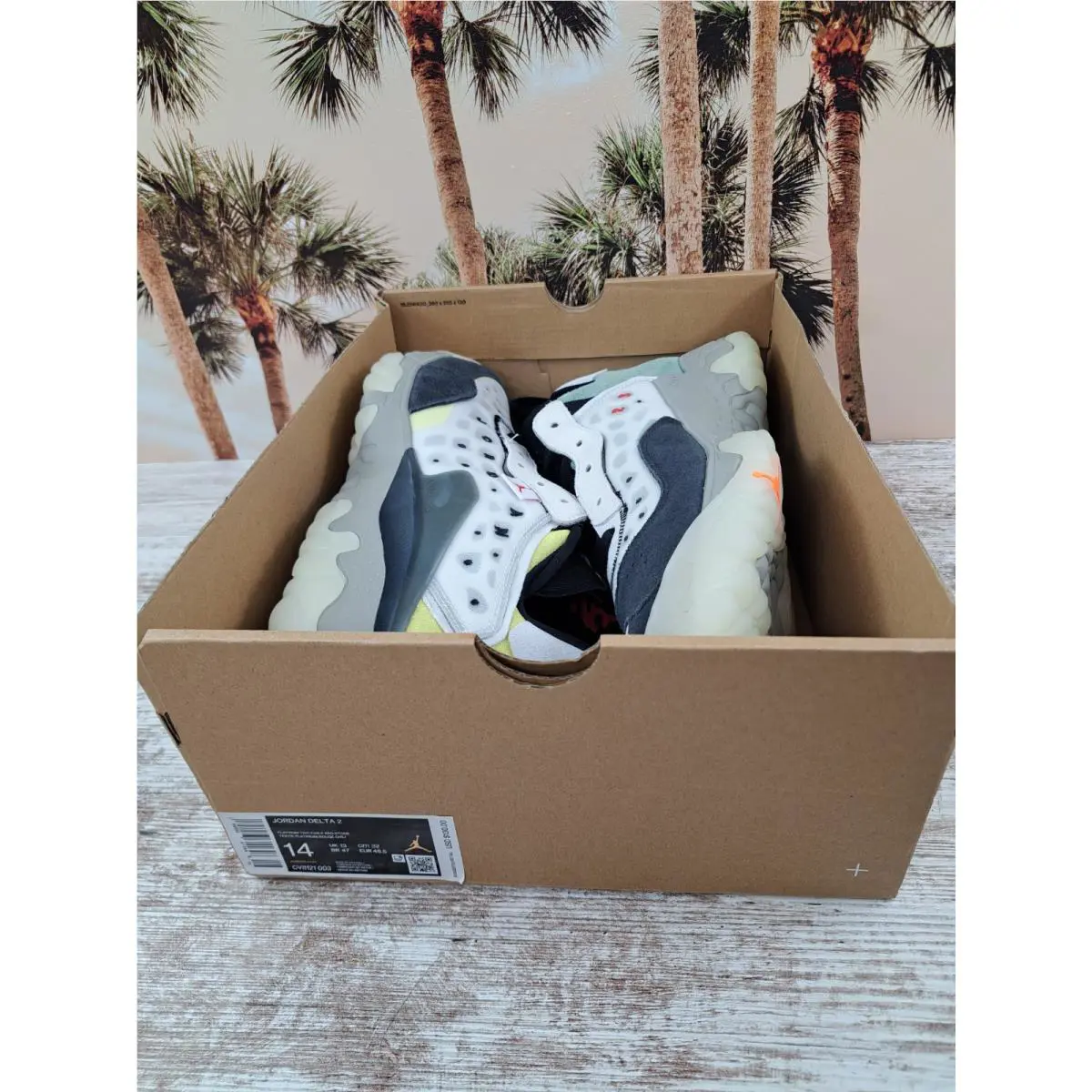 Nike shoes - Jordan Delta 2 - Delta - CV8121 003 - Platinum Tint / Chile Red-Stone (UPC: 194956611646) 7
