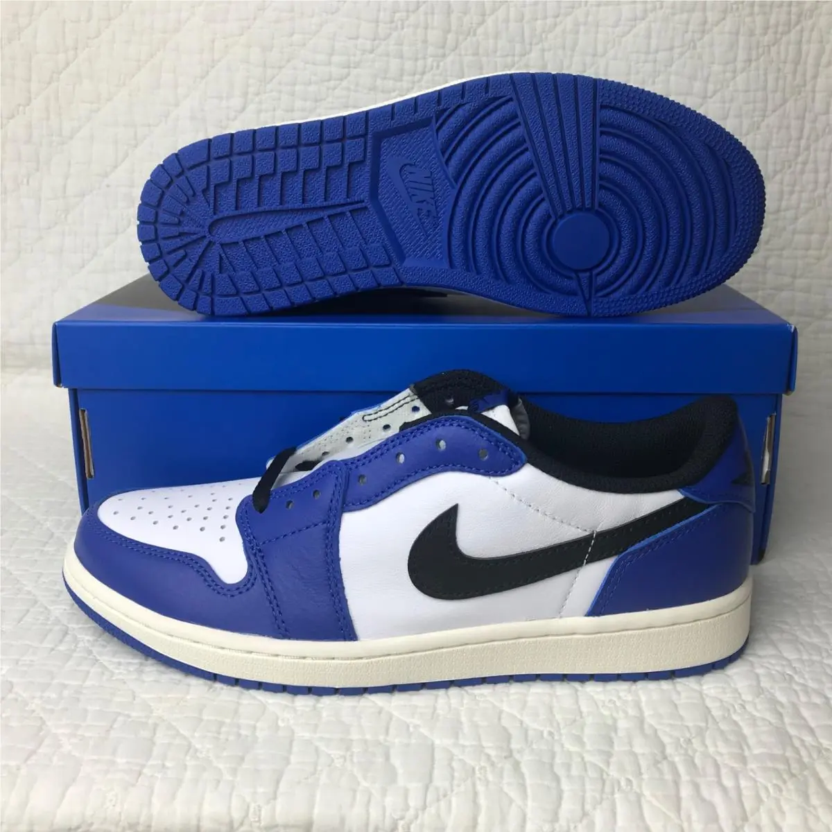 Nike shoes - Air Jordan 1 Low - Air Low - CZ0790-140 - White,Black,Game Royal-Sail 2