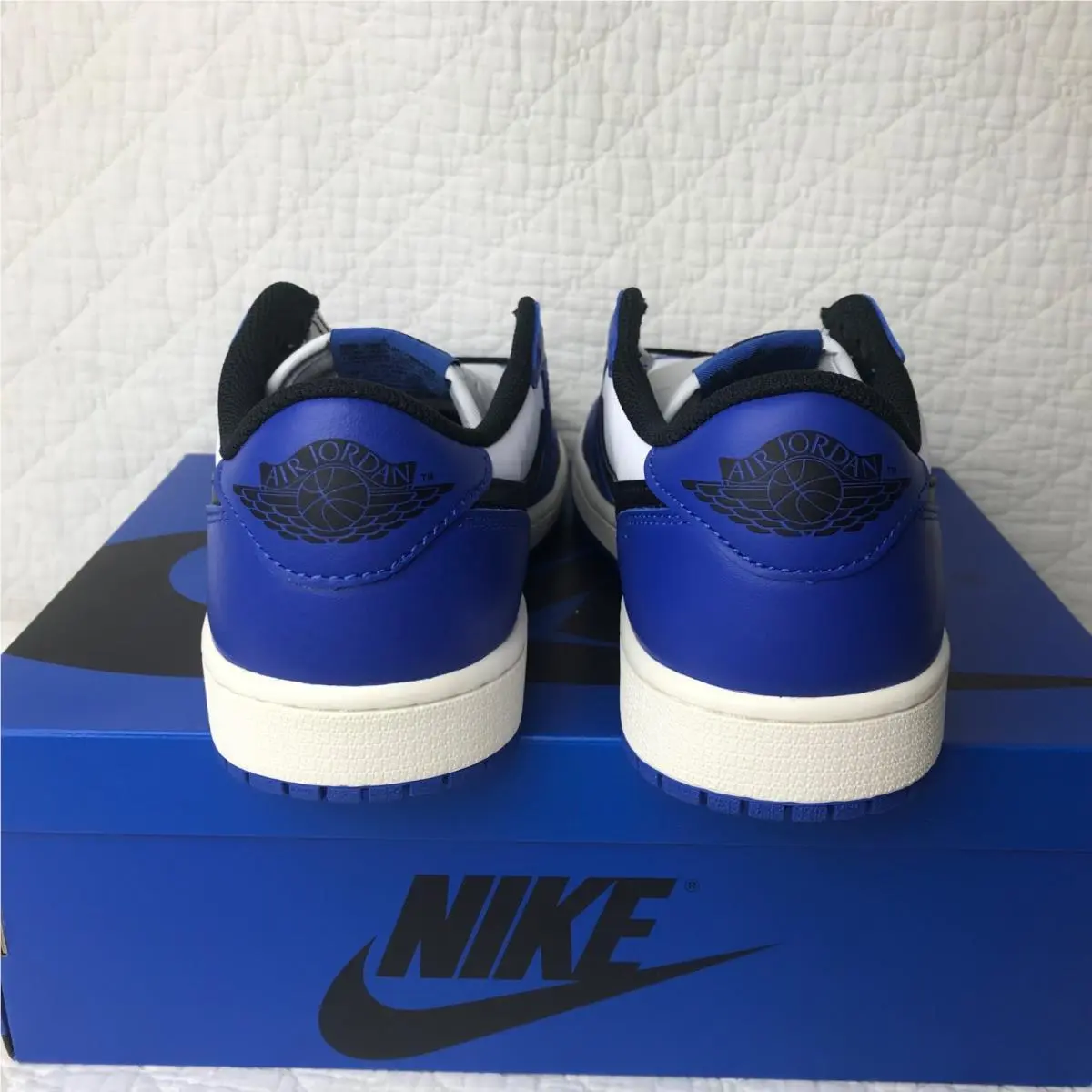 Nike shoes - Air Jordan 1 Low - Air Low - CZ0790-140 - White,Black,Game Royal-Sail 4
