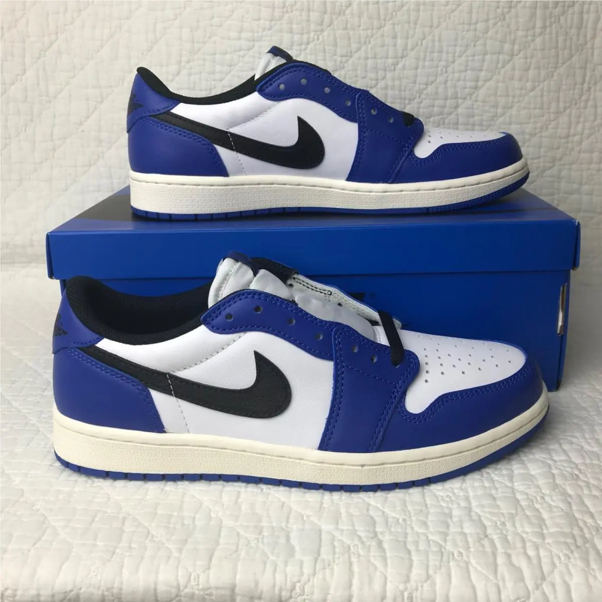 Nike shoes - Air Jordan 1 Low - Air Low - CZ0790-140 - White,Black,Game Royal-Sail 0