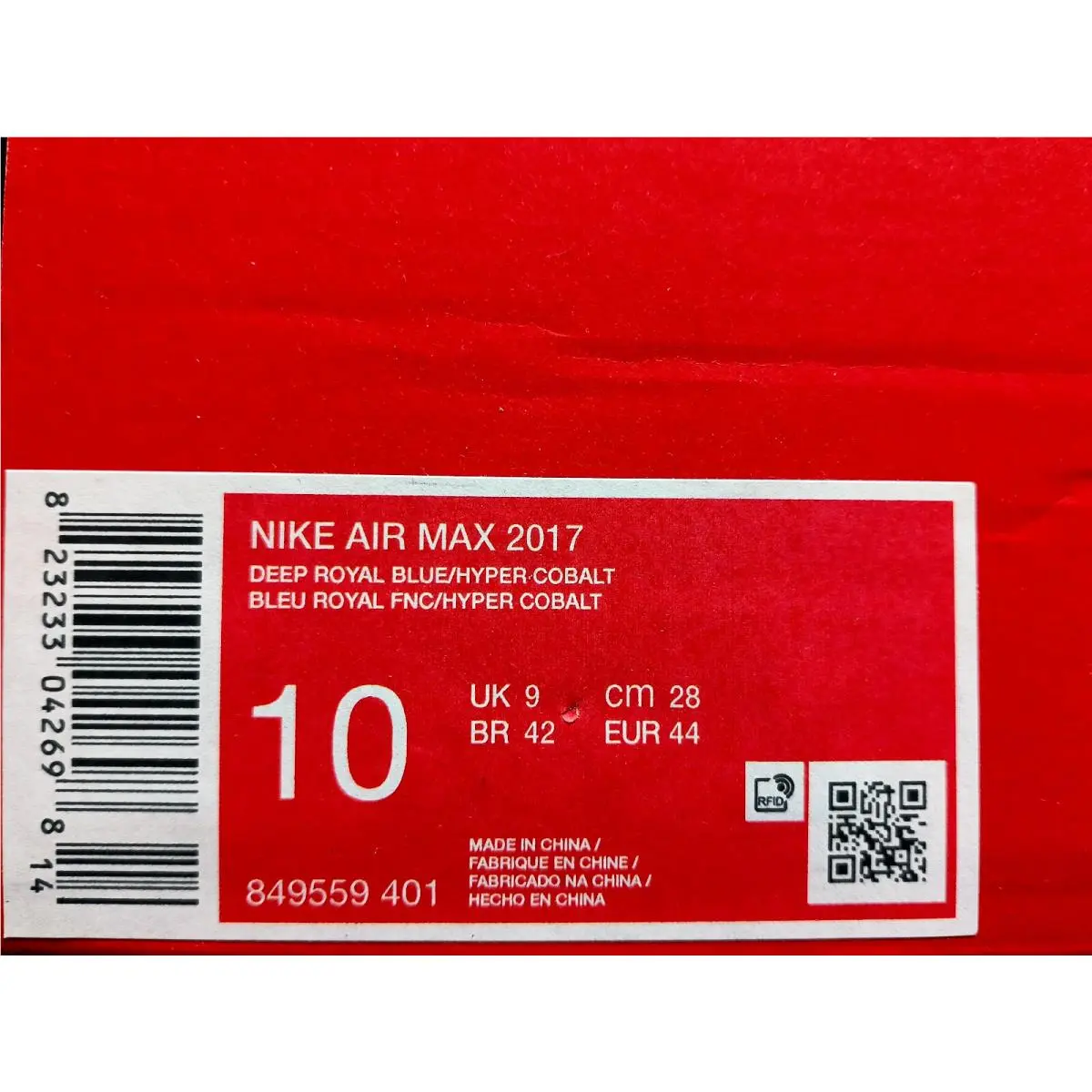 Nike shoes - Nike Air Max 2017 - Air Max - 849559-401 - Blue (UPC: 823233042698) 4