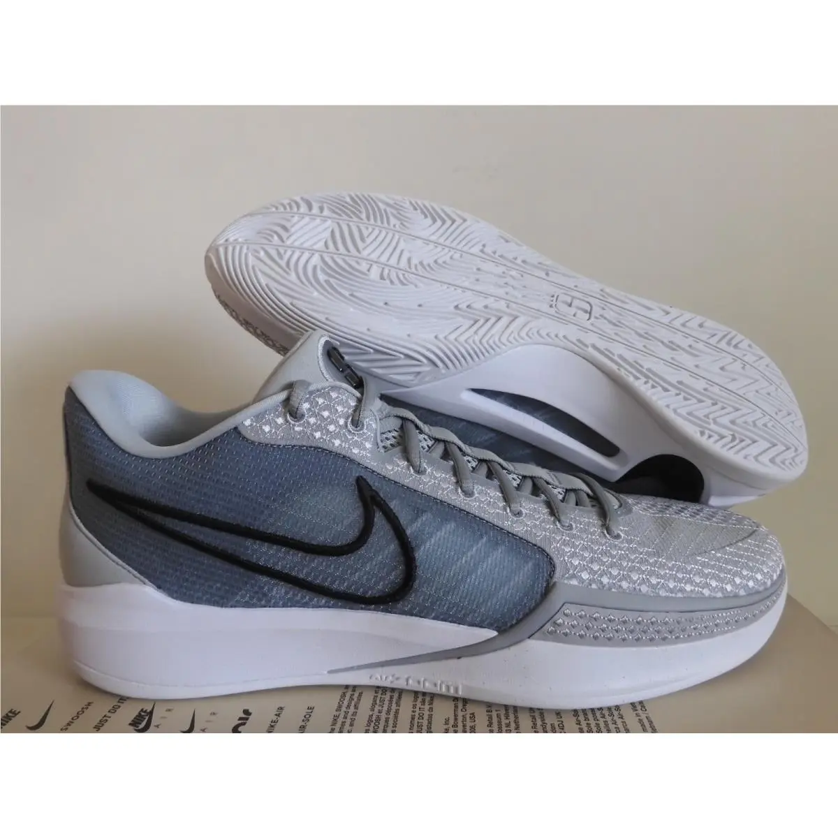 Nike Sabrina 1 Tb Promo Wolf Grey-black Sz 11 Womens / Mens Sz 9.5 FQ3837-011