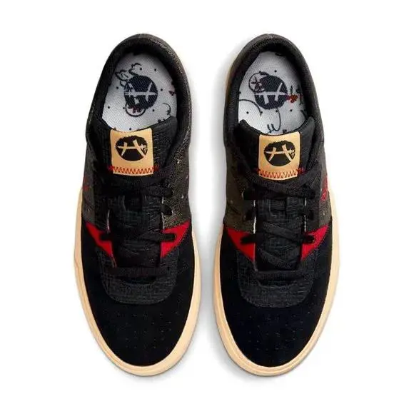 Nike shoes - Rui Hachimura x Nike Jordan Series 01 Dear Rui - DN1696-062 - BLACK/GYM RED-SESAME 3