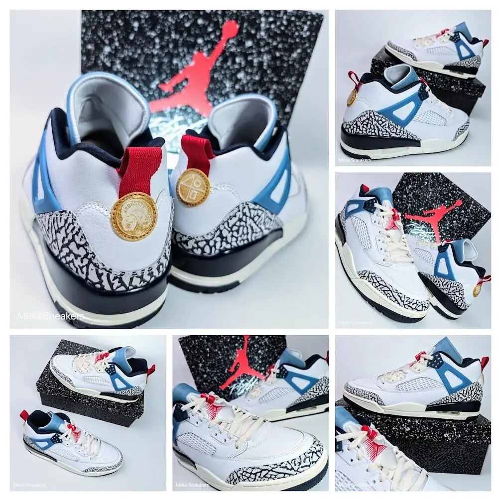 Nike shoes - Air Jordan Spizike - Air Spizike - HM3712-164 - White/Armory Navy/Aegean Storm/Gym Red 1