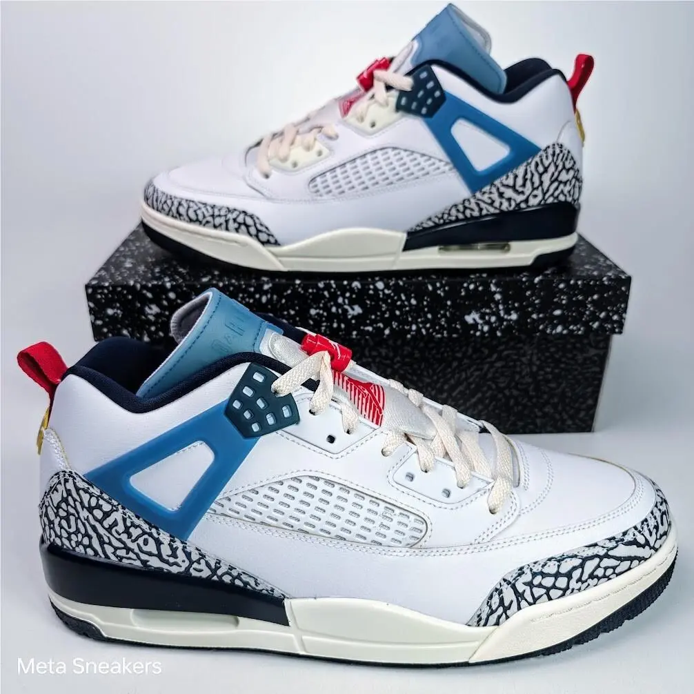 Nike shoes - Air Jordan Spizike - Air Spizike - HM3712-164 - White/Armory Navy/Aegean Storm/Gym Red 8