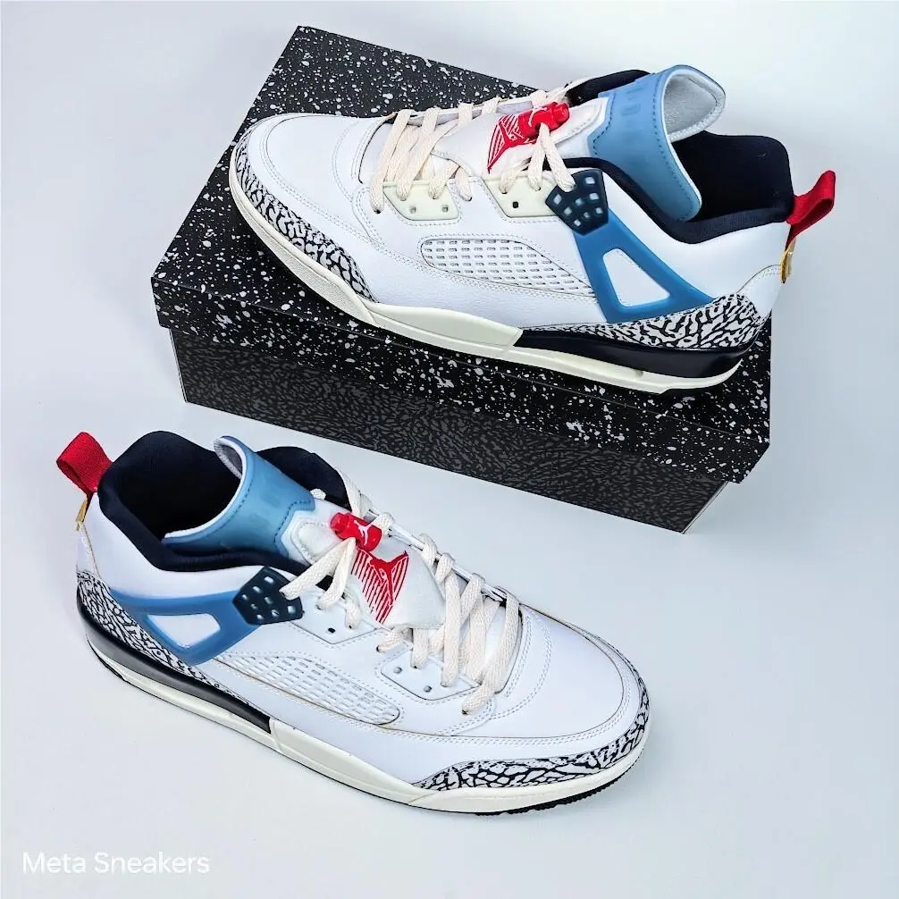 Nike shoes - Air Jordan Spizike - Air Spizike - HM3712-164 - White/Armory Navy/Aegean Storm/Gym Red 9