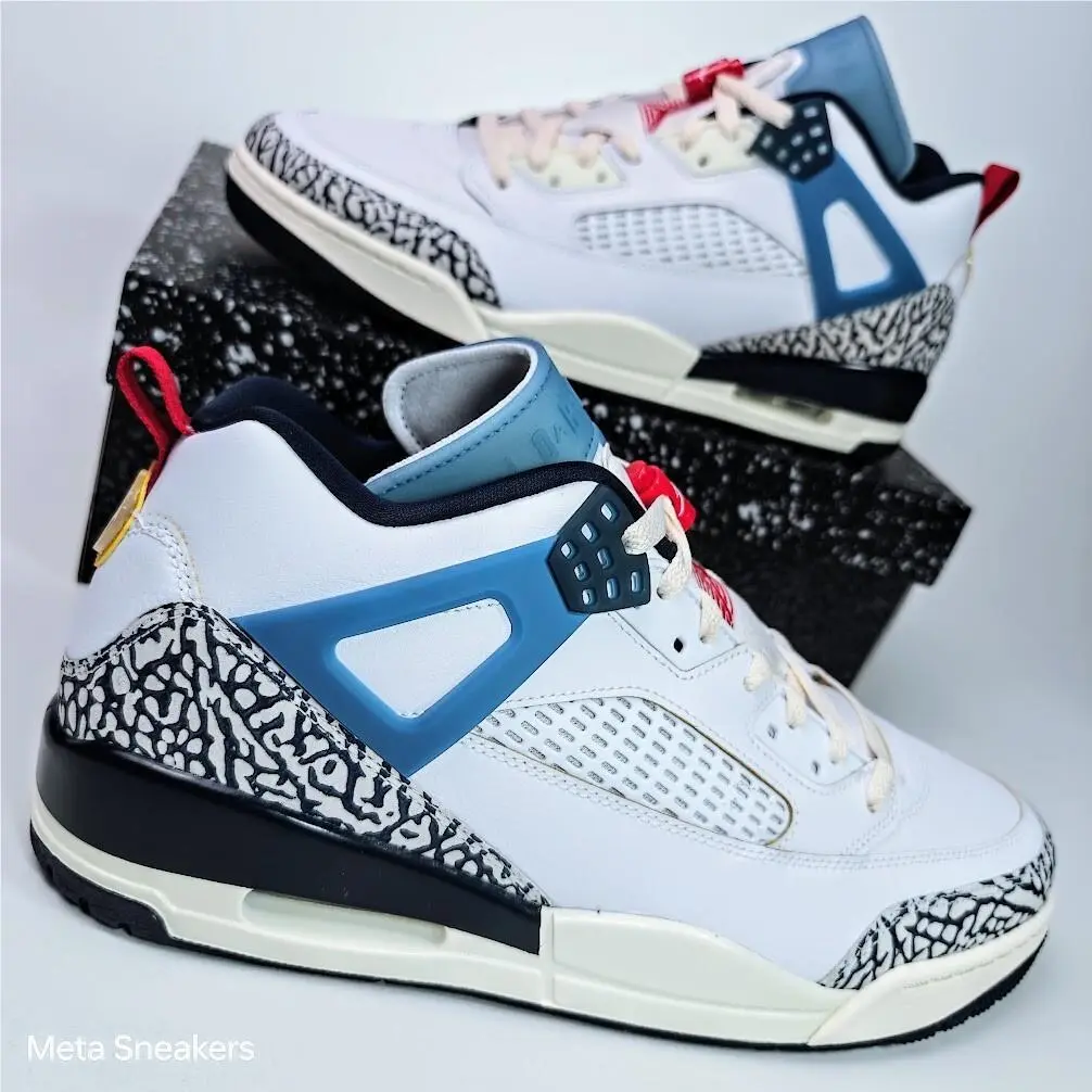 Nike shoes - Air Jordan Spizike - Air Spizike - HM3712-164 - White/Armory Navy/Aegean Storm/Gym Red 10