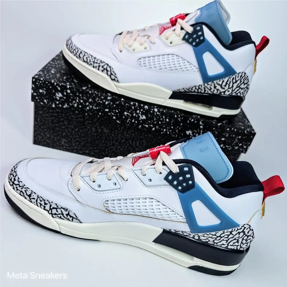 Nike shoes - Air Jordan Spizike - Air Spizike - HM3712-164 - White/Armory Navy/Aegean Storm/Gym Red 12