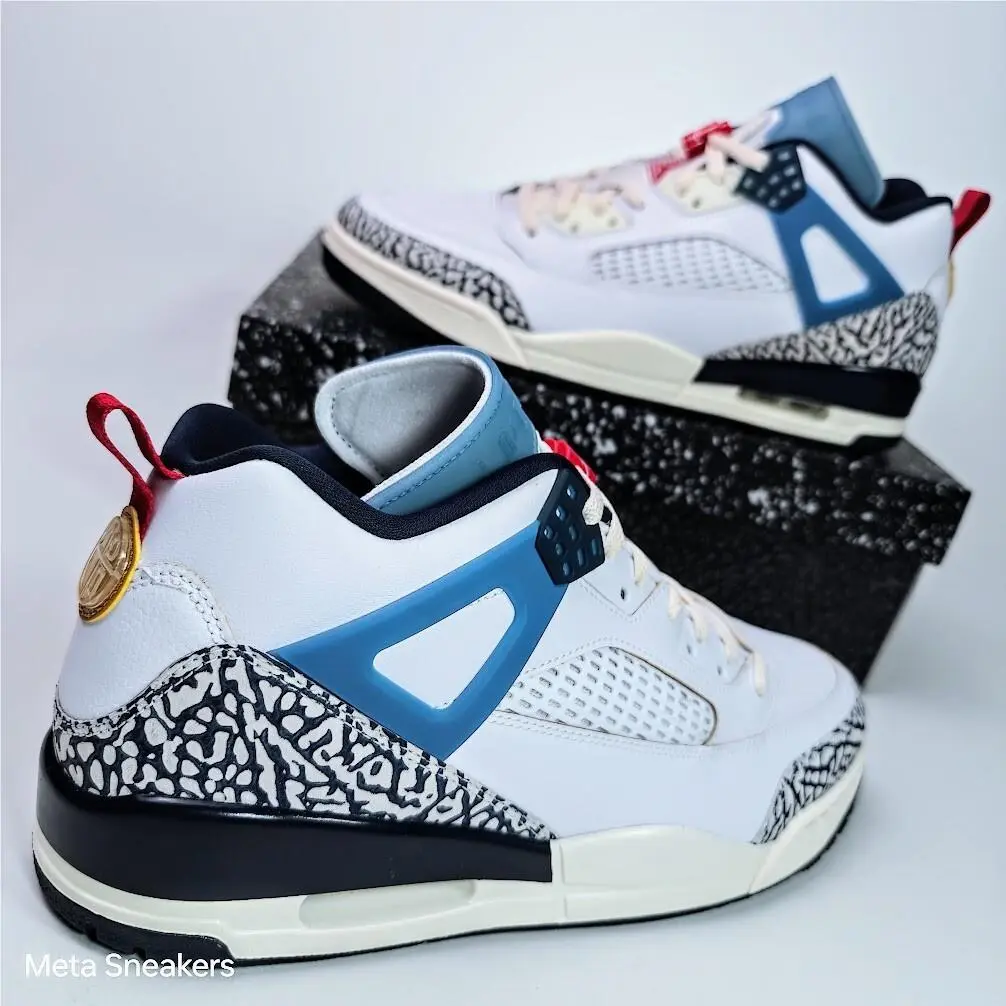 Nike shoes - Air Jordan Spizike - Air Spizike - HM3712-164 - White/Armory Navy/Aegean Storm/Gym Red 14