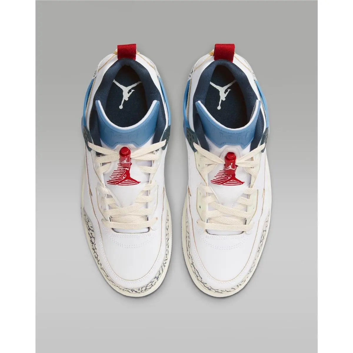 Nike shoes - Air Jordan Spizike - Air Spizike - HM3712-164 - White/Armory Navy/Aegean Storm/Gym Red 18