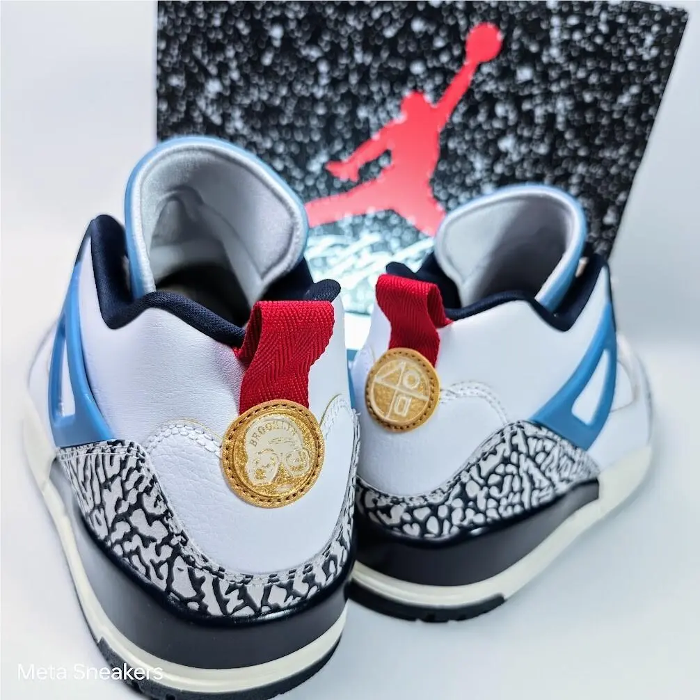 Nike shoes - Air Jordan Spizike - Air Spizike - HM3712-164 - White/Armory Navy/Aegean Storm/Gym Red 4