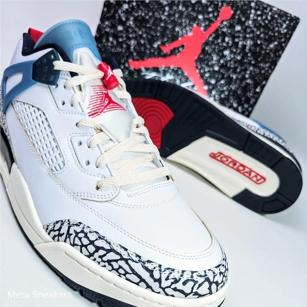 Nike shoes - Air Jordan Spizike - Air Spizike - HM3712-164 - White/Armory Navy/Aegean Storm/Gym Red 5