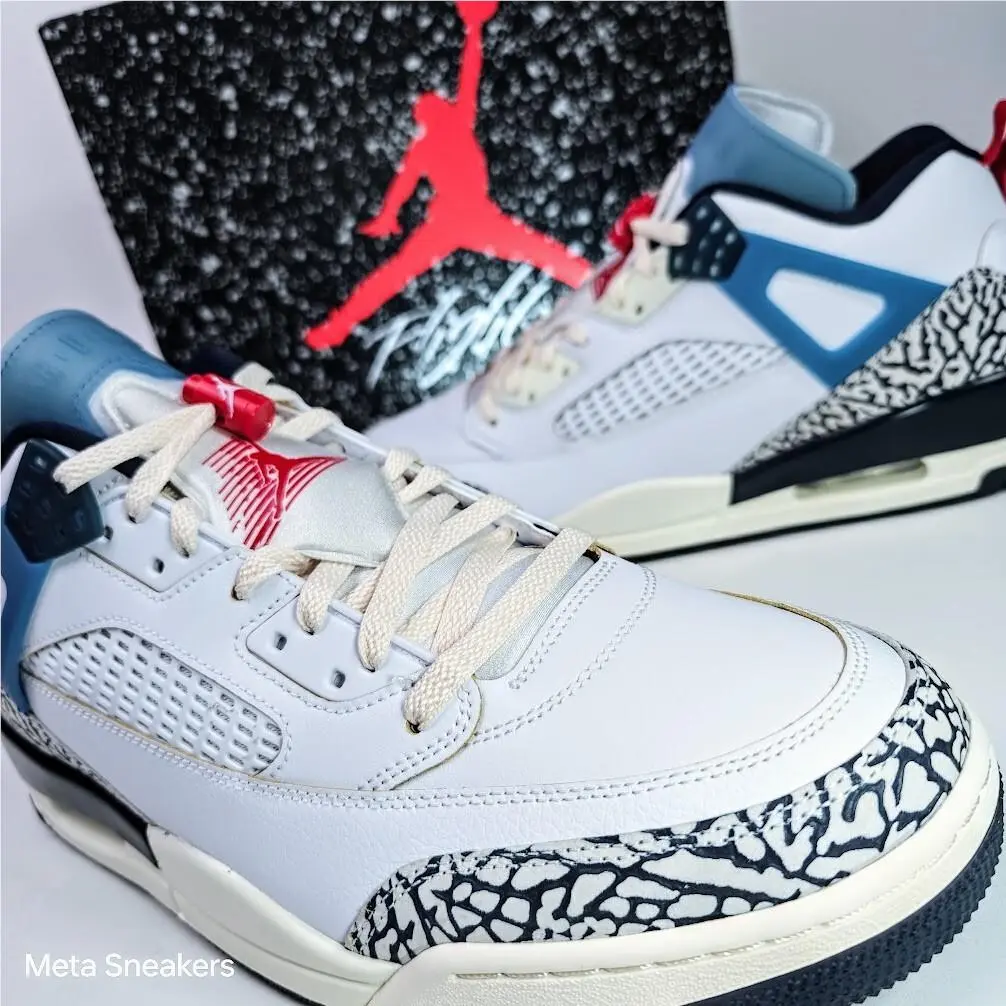 Nike shoes - Air Jordan Spizike - Air Spizike - HM3712-164 - White/Armory Navy/Aegean Storm/Gym Red 6
