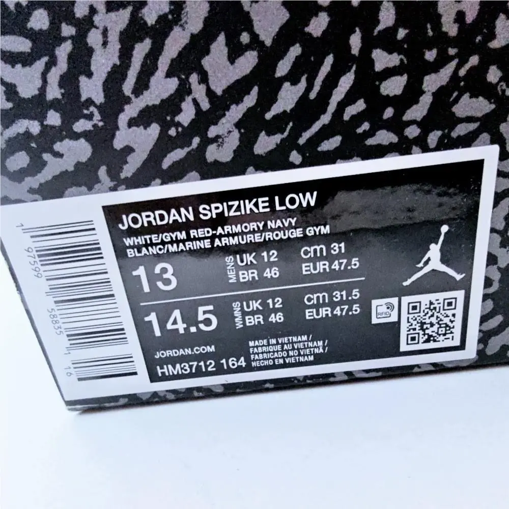 Nike shoes - Air Jordan Spizike - Air Spizike - HM3712-164 - White/Armory Navy/Aegean Storm/Gym Red 0