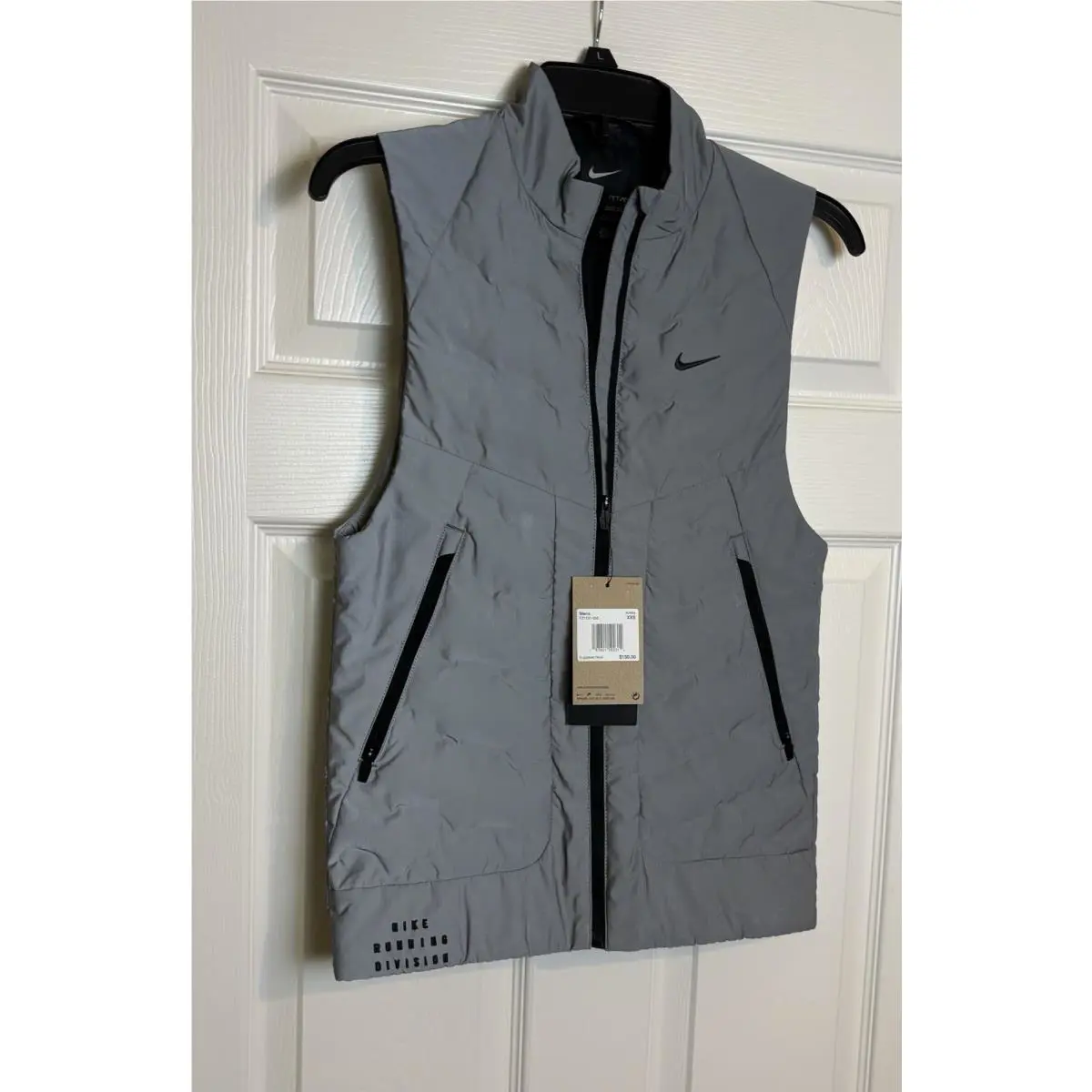 Nike clothing - Nike Therma-Fit ADV Running Vest - FZ1131 035 - Silver 0