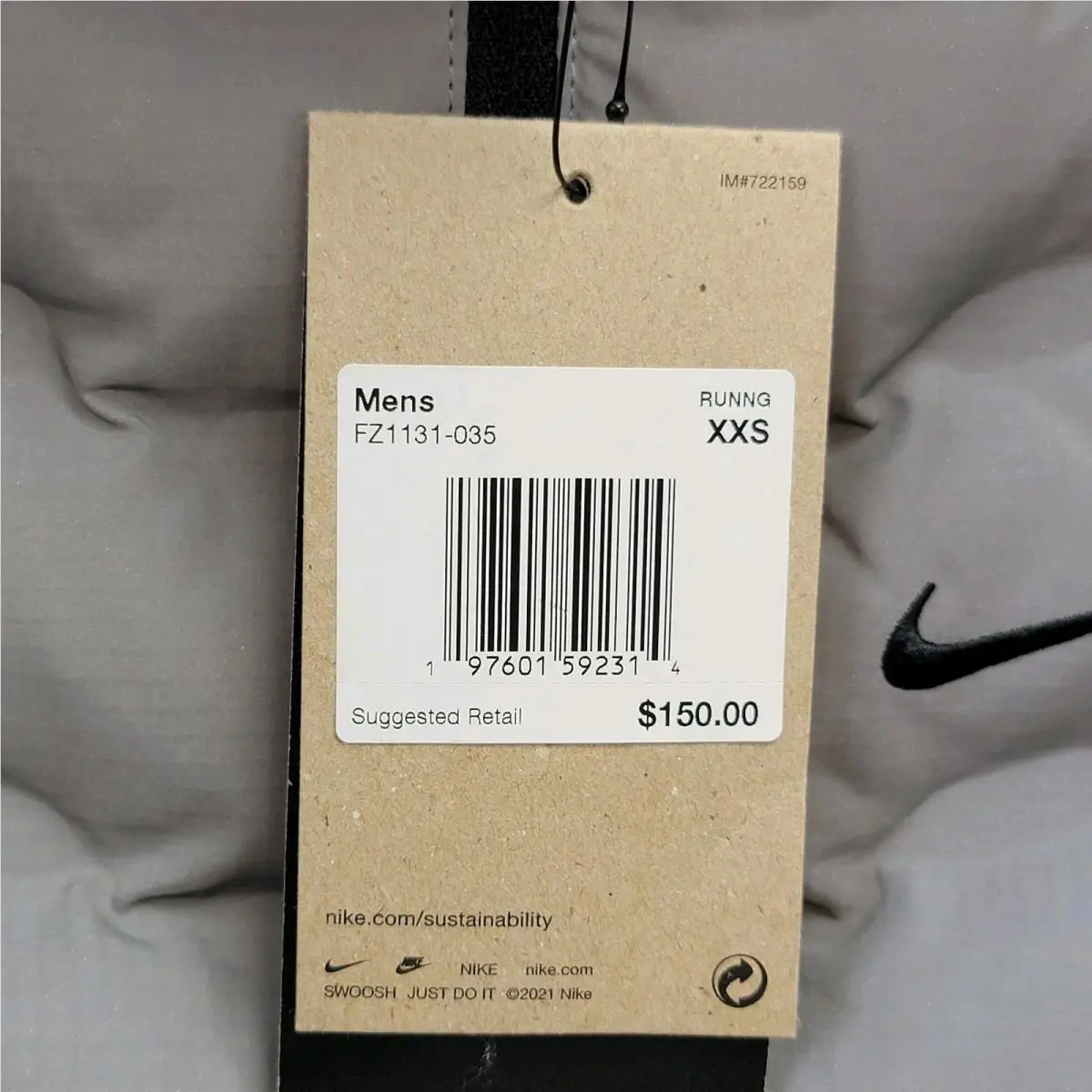 Nike clothing - Nike Therma-Fit ADV Running Vest - FZ1131 035 - Silver 3