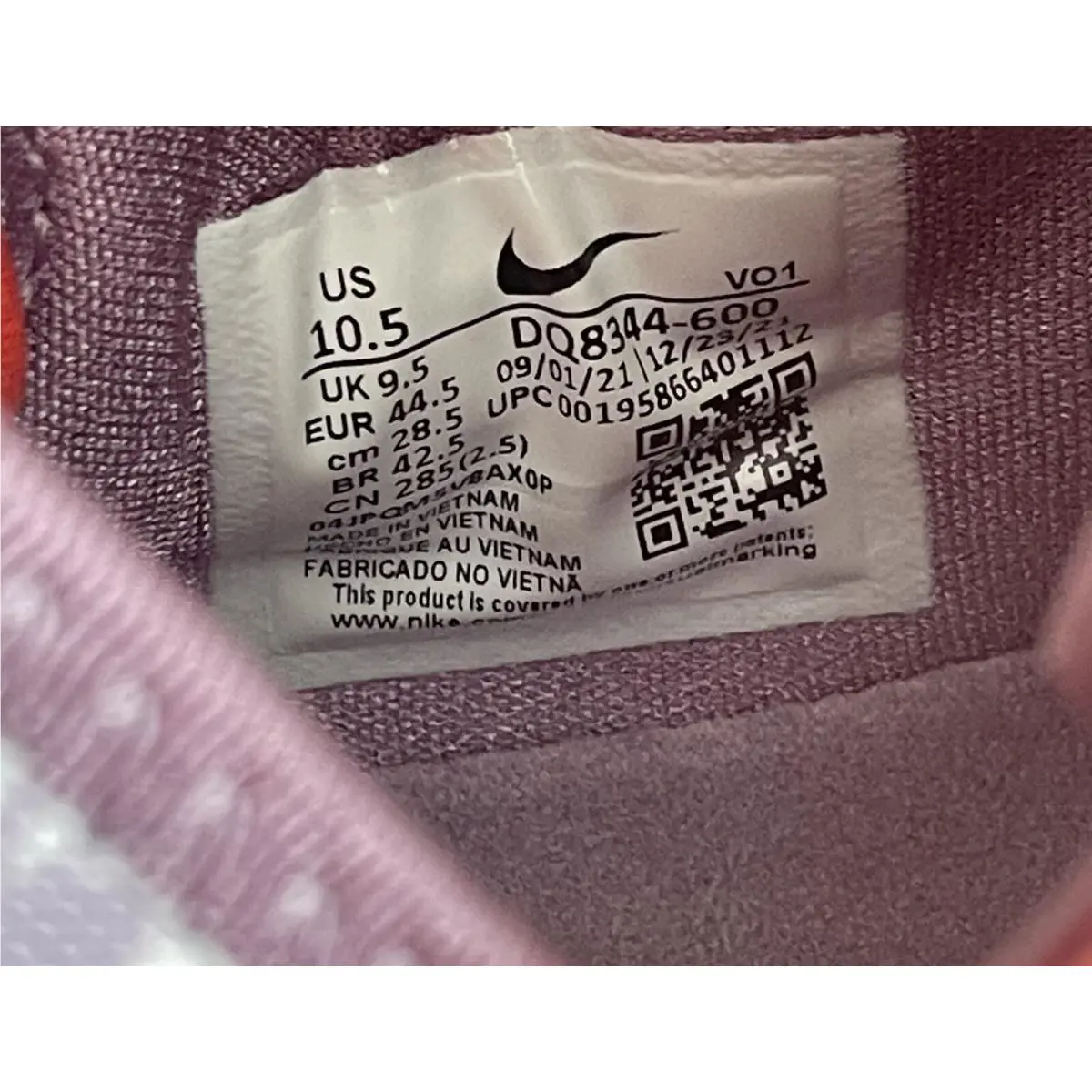 Nike shoes - Nike LeBron 19 - LeBron - DQ8343-600 - Orange (UPC: 0195866401112) 9