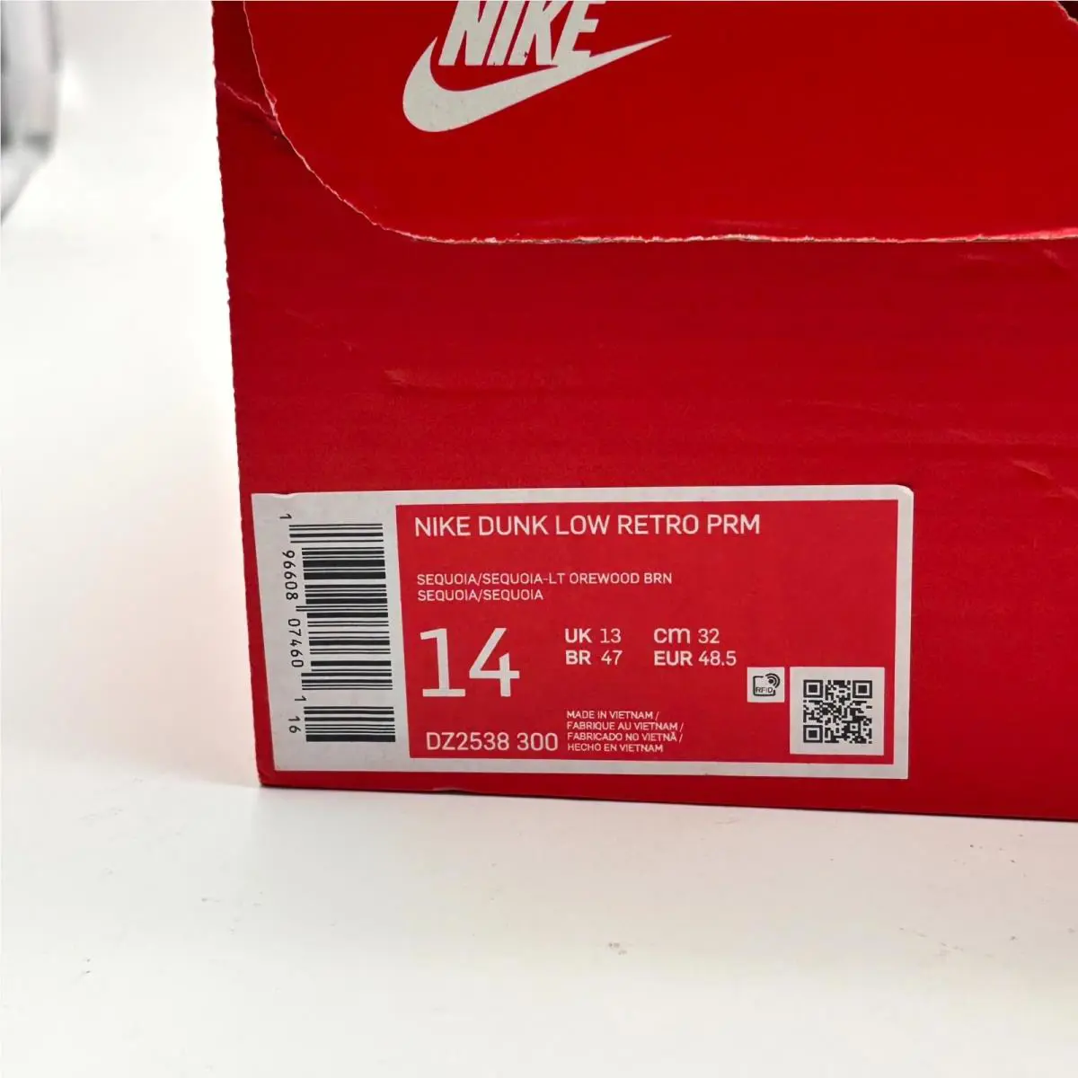 Nike shoes - Nike Dunk Low Retro PRM - DZ2538-300 - Black (UPC: 196608074601) 7