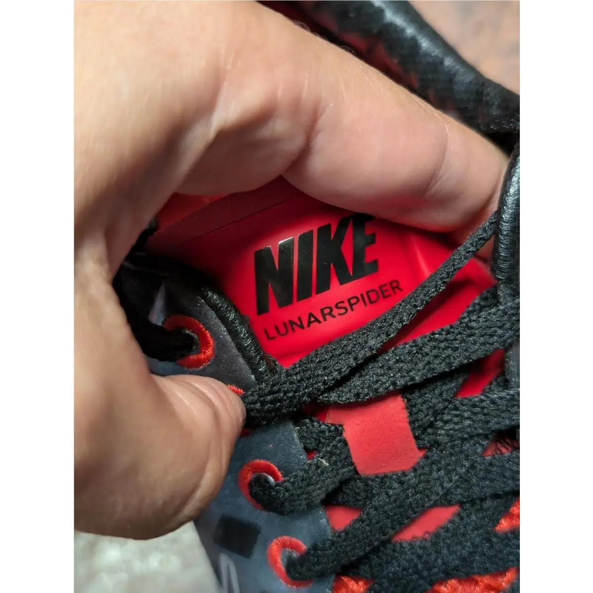 Nike shoes - LunarSpider R 2 - LunarSpider - 454071006 - Black Silver Red (UPC: 0886736542423) 2