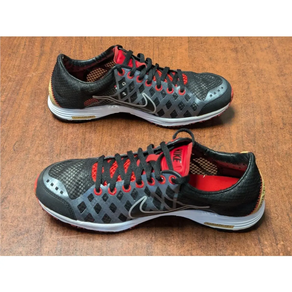 Nike shoes - LunarSpider R 2 - LunarSpider - 454071006 - Black Silver Red (UPC: 0886736542423) 7