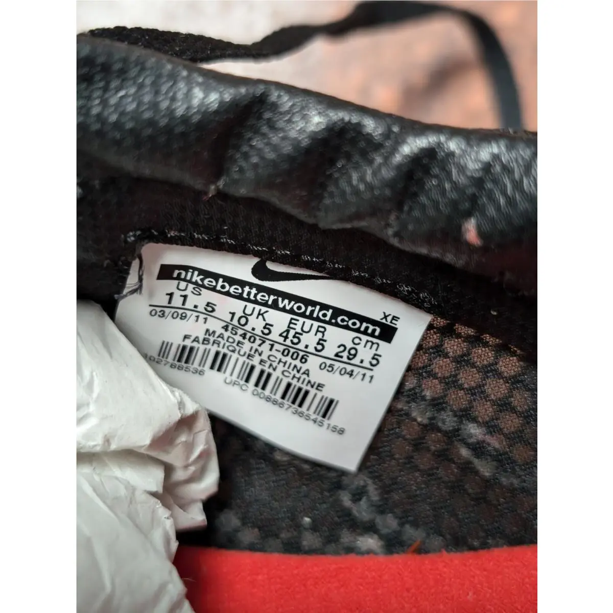 Nike shoes - LunarSpider R 2 - LunarSpider - 454071006 - Black Silver Red (UPC: 0886736542423) 11