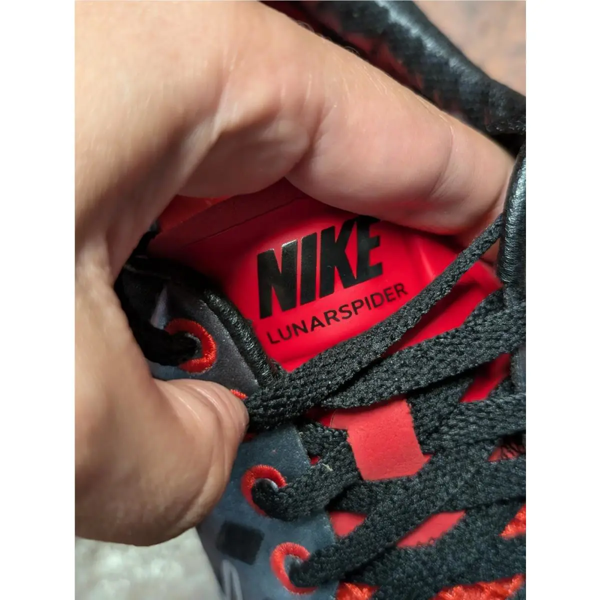 Nike shoes - LunarSpider R 2 - LunarSpider - 454071006 - Black Silver Red (UPC: 0886736542423) 2