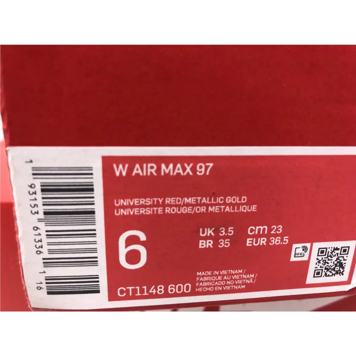 Nike shoes - Nike Air Max 97 - Air Max - CT1148-600 - Red (UPC: 0193153613361) 3