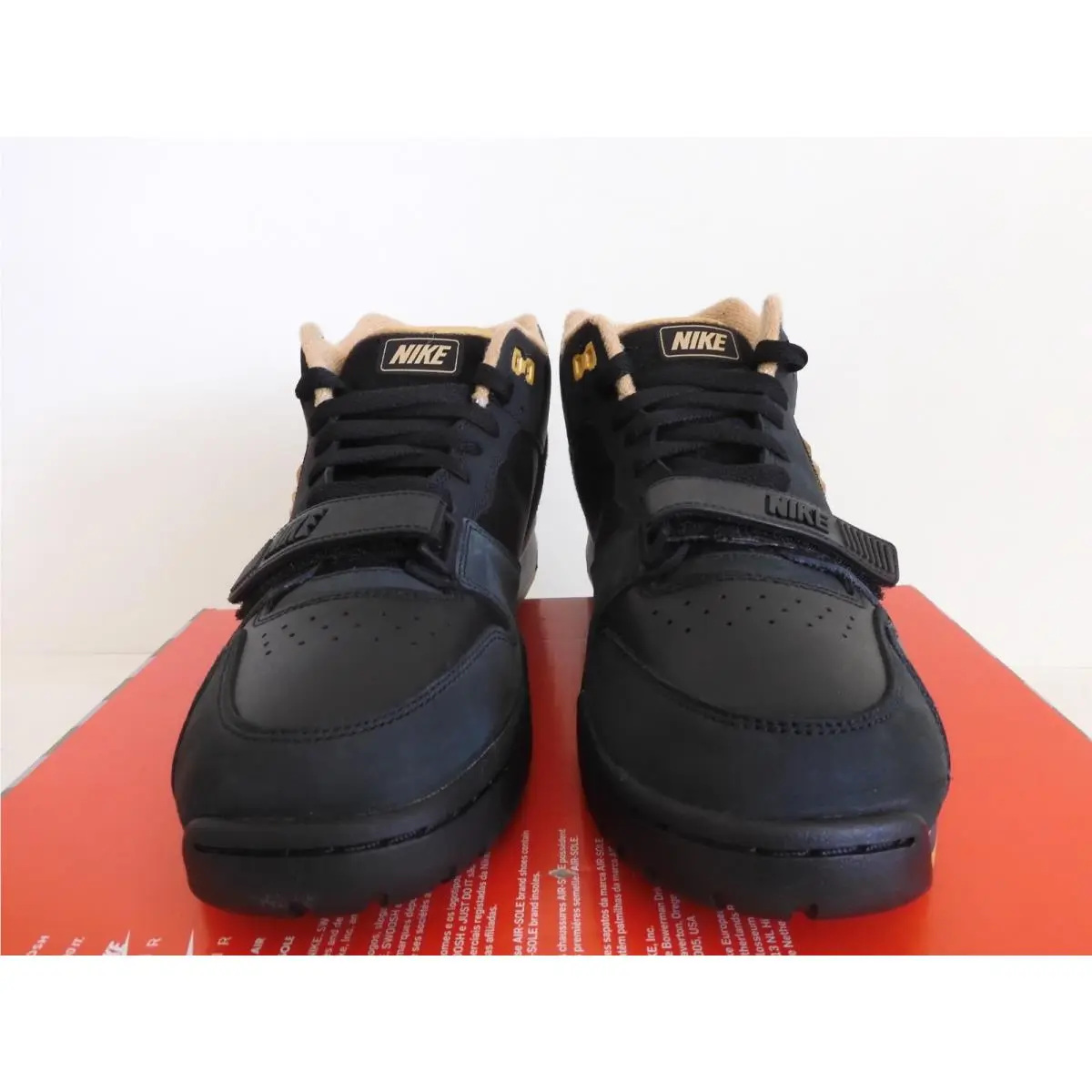 Nike shoes - Nike Air Trainer 1 - Air Trainer - FJ6196-001 - Black / Gold Leaf-Anthracite 1