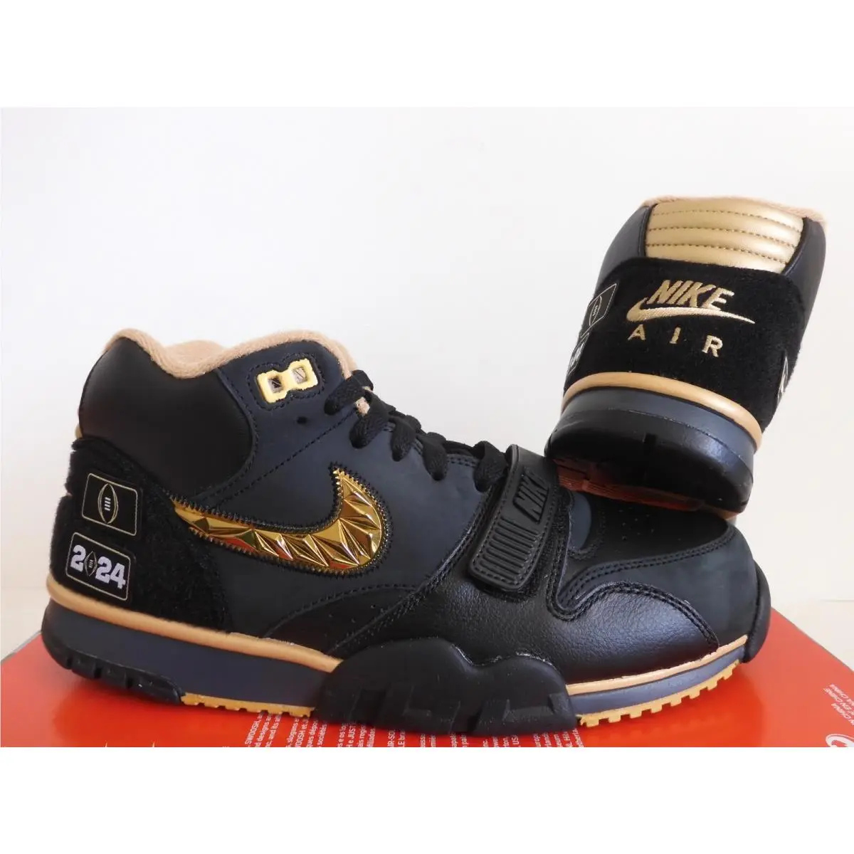 Nike shoes - Nike Air Trainer 1 - Air Trainer - FJ6196-001 - Black / Gold Leaf-Anthracite 0
