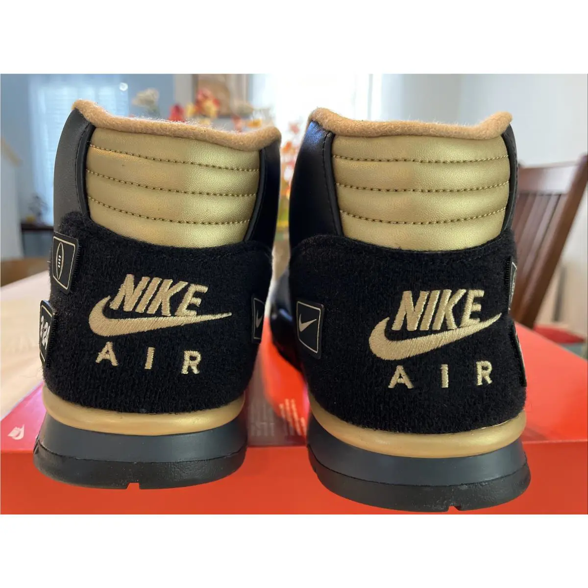 Nike shoes - Nike Air Trainer 1 - Air Trainer - FJ6196-001 - Black / Gold Leaf-Anthracite 6