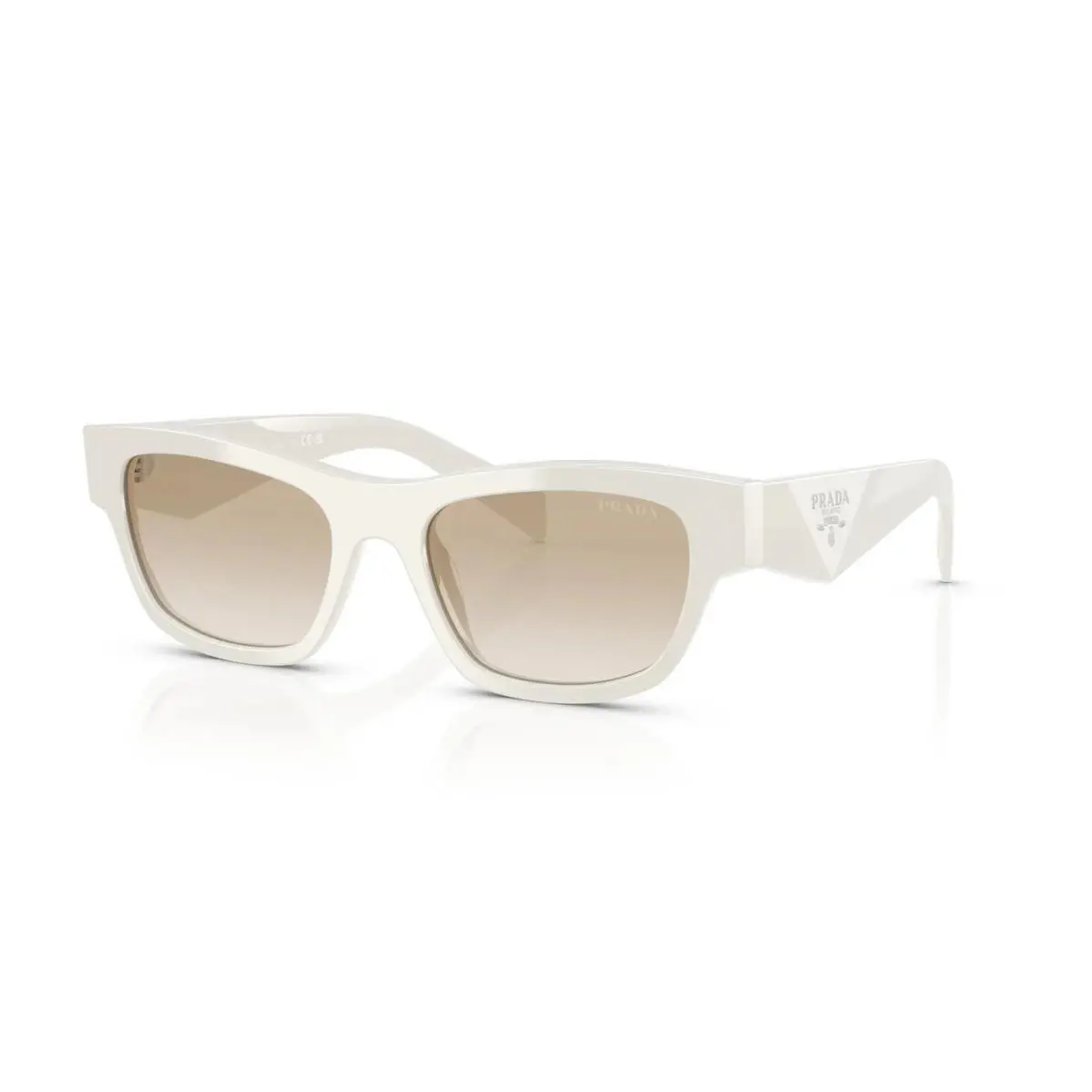 Prada PR B09S Powder/grey Brown Gradient 26A-80M Sunglasses