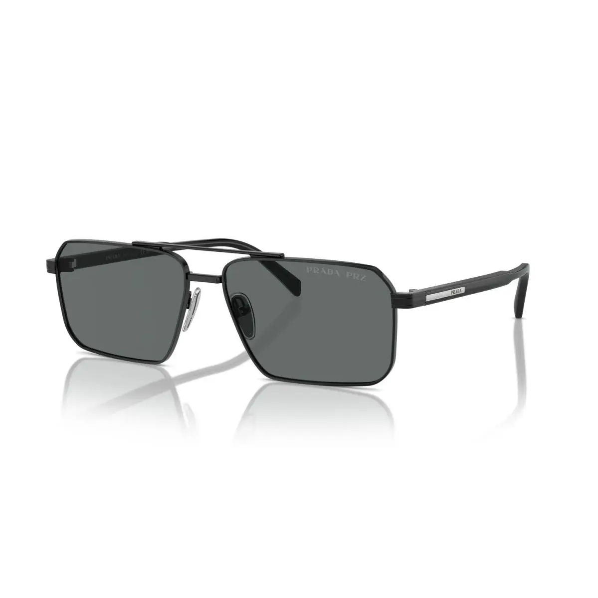 Prada PR A57S Black/dark Grey Polarized 1AB-5Z1 Sunglasses