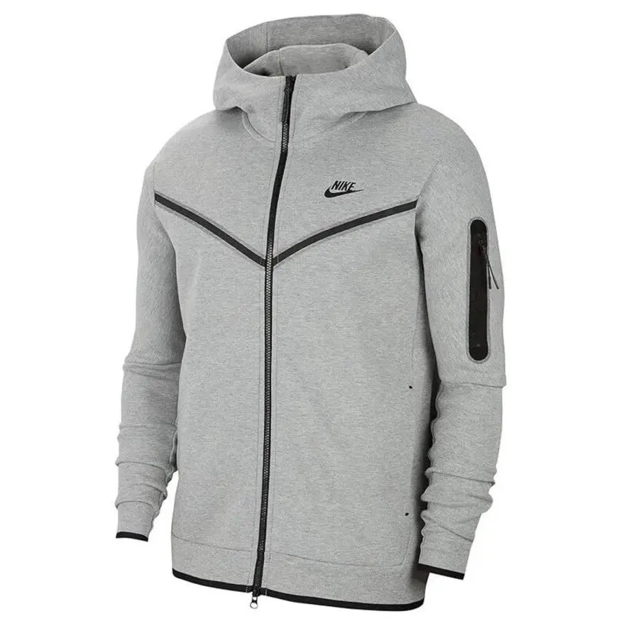 Nike Sportswear Tech Fleece Knit Full-zip Hoodie CU4489 063 Gray Men’s Size Xxl