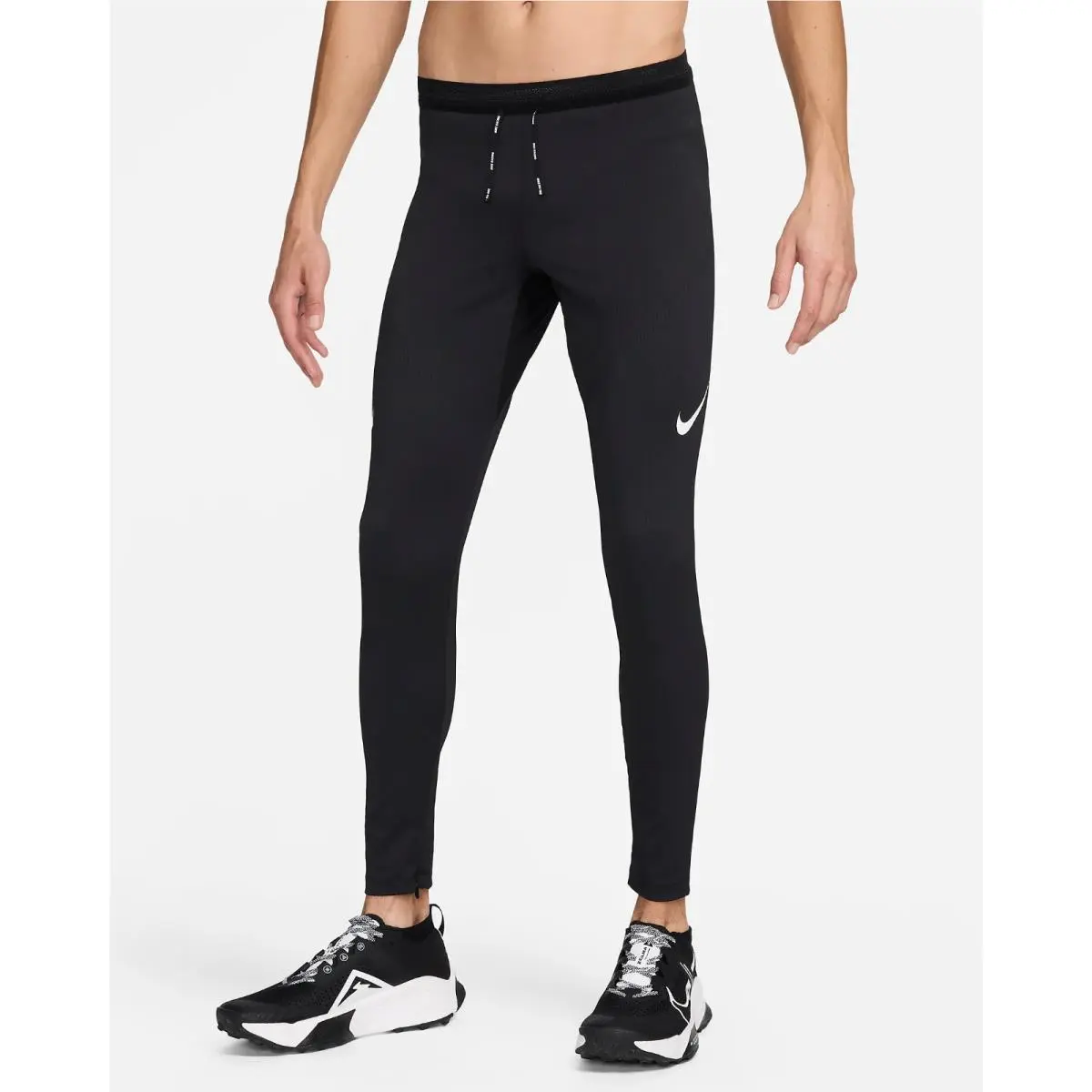 Aeroswift Dri-fit Adv Men`s Running Leggings Pants Black Sz M FN3367-010 by Nike