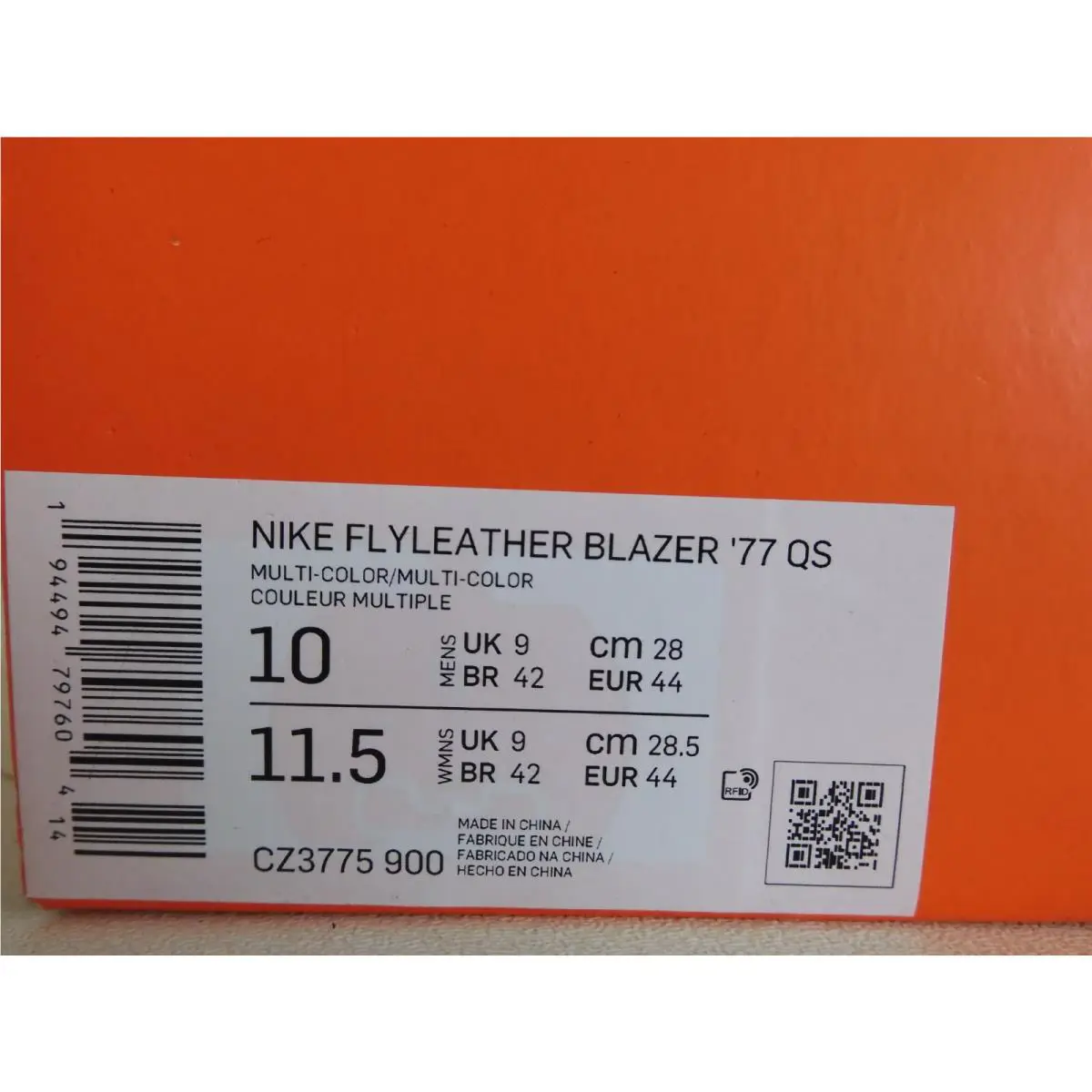 Nike shoes - Nike Blazer 77 - Blazer - CZ3775900 - Multicolor (UPC: 194494797604) 3