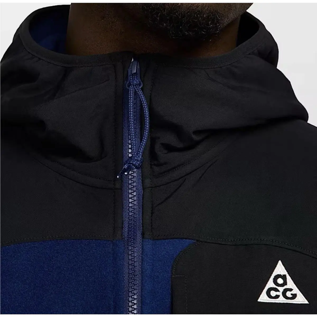 Nike clothing - Nike ACG Wolf Tree Mid Layer Hooded Jacket - HJ2458-010 - Black (UPC: 197859996841) 3