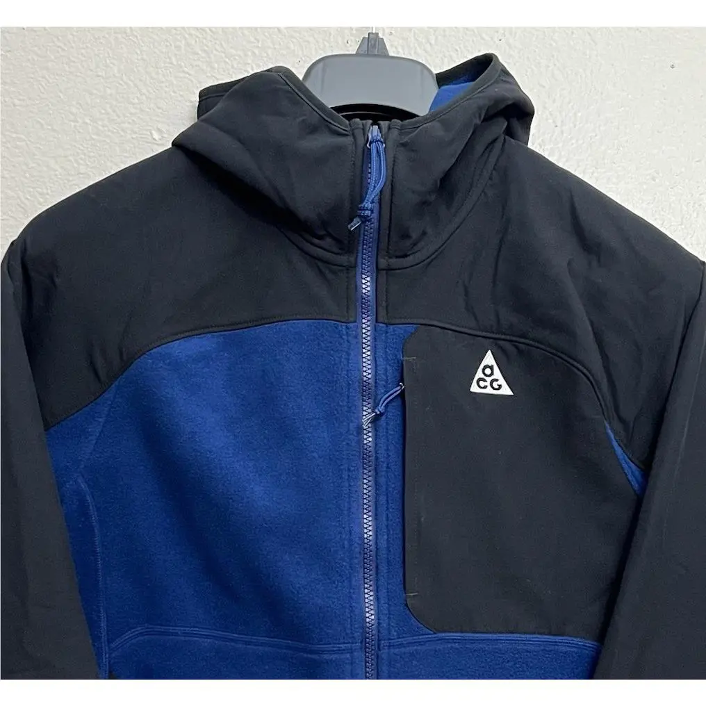 Nike clothing - Nike ACG Wolf Tree Mid Layer Hooded Jacket - HJ2458-010 - Black (UPC: 197859996841) 0