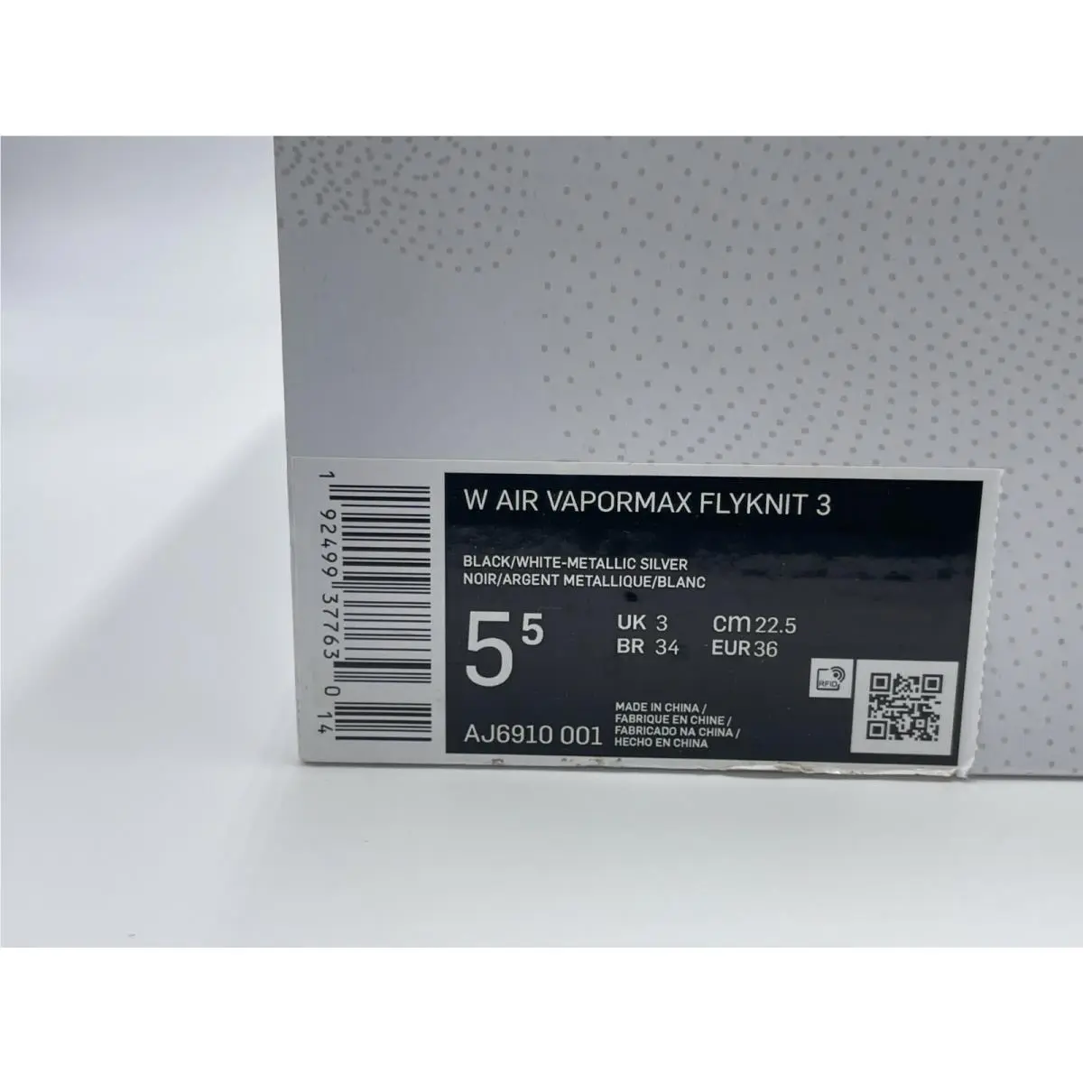 Nike shoes - Nike Air VaporMax - Air VaporMax - AJ6910-001 - Black (UPC: 0192499377630) 6
