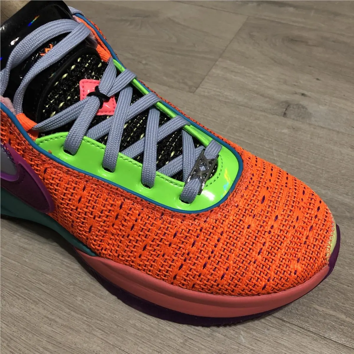 Nike shoes - Nike LeBron 20 - LeBron - DJ5423-800 - Total Orange/Vivid Purple/Green Strike/Hot Punch 2
