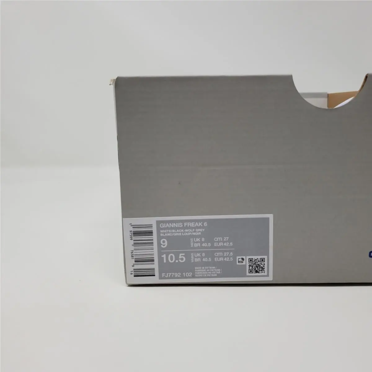 Nike shoes - Nike Giannis Freak 6 - Giannis Freak - FJ7792-102 - White 9