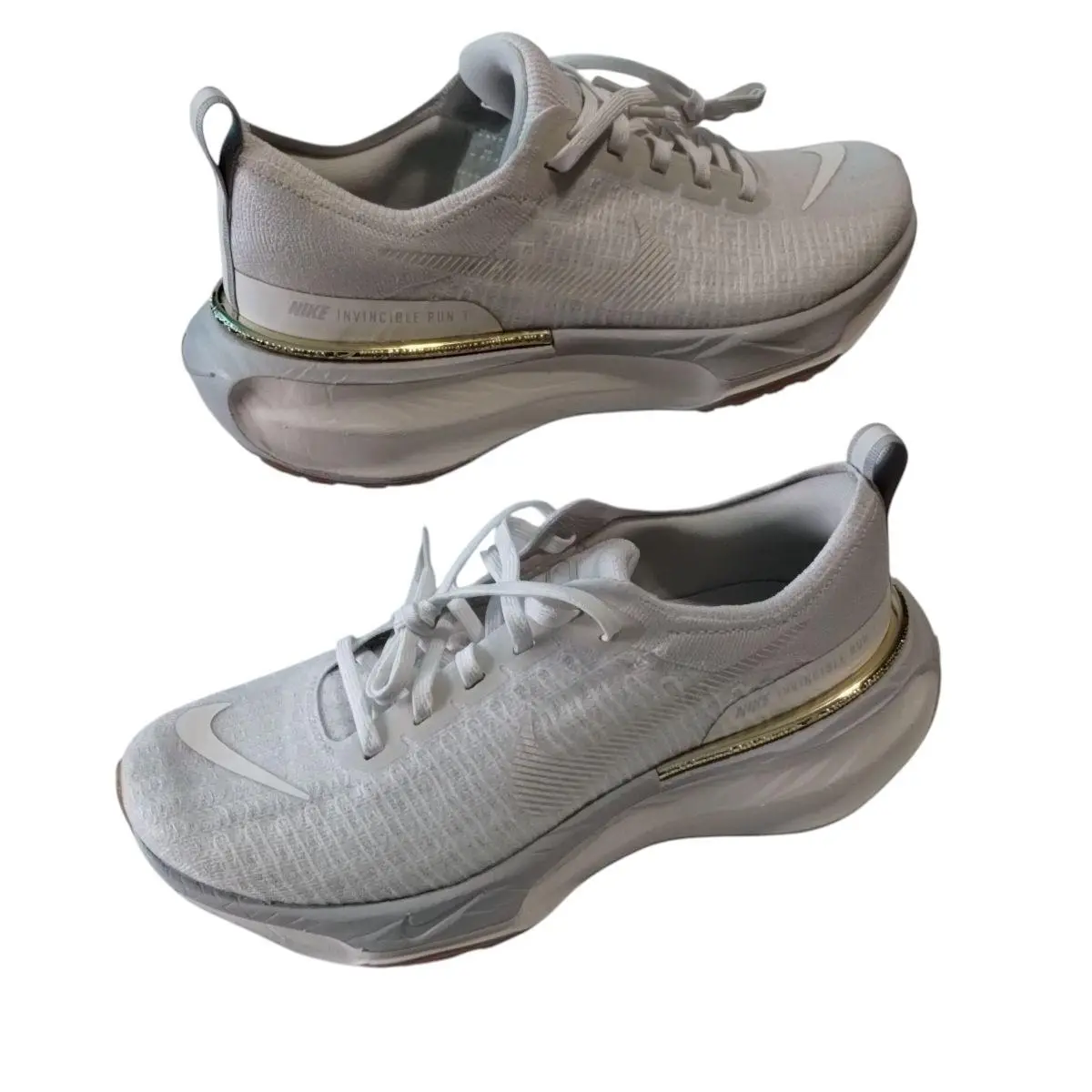 Nike Zoomx Invincible Run FK 3 Sneakers Light Bone Sail DR2660-008 Women 9.5