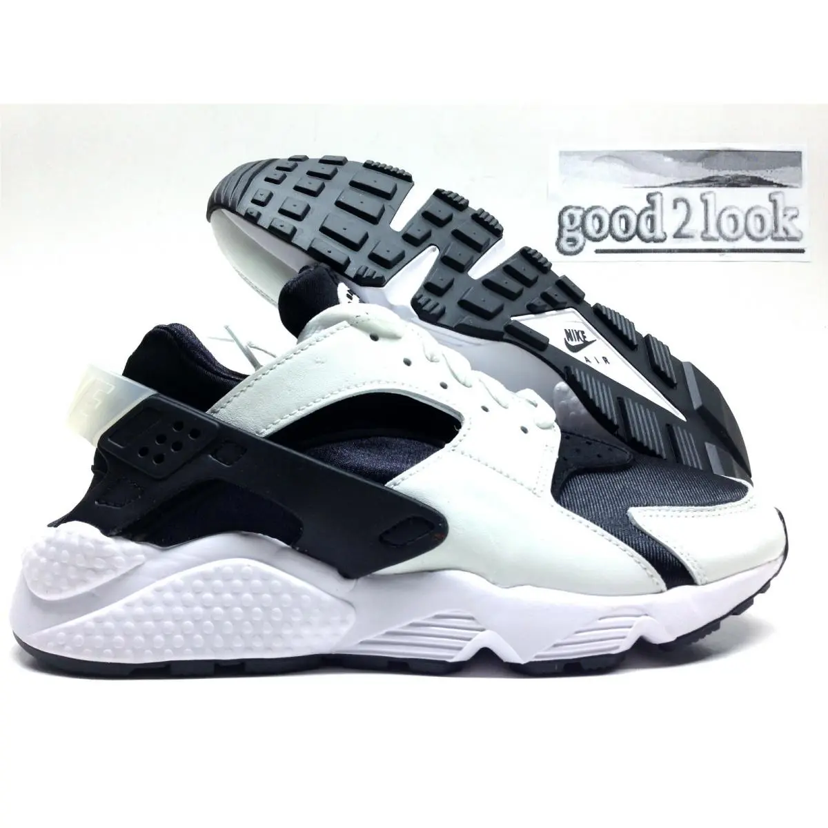 Nike Air Huarache Sneaker Black/white-black Size Men`s 8 DD1068-001
