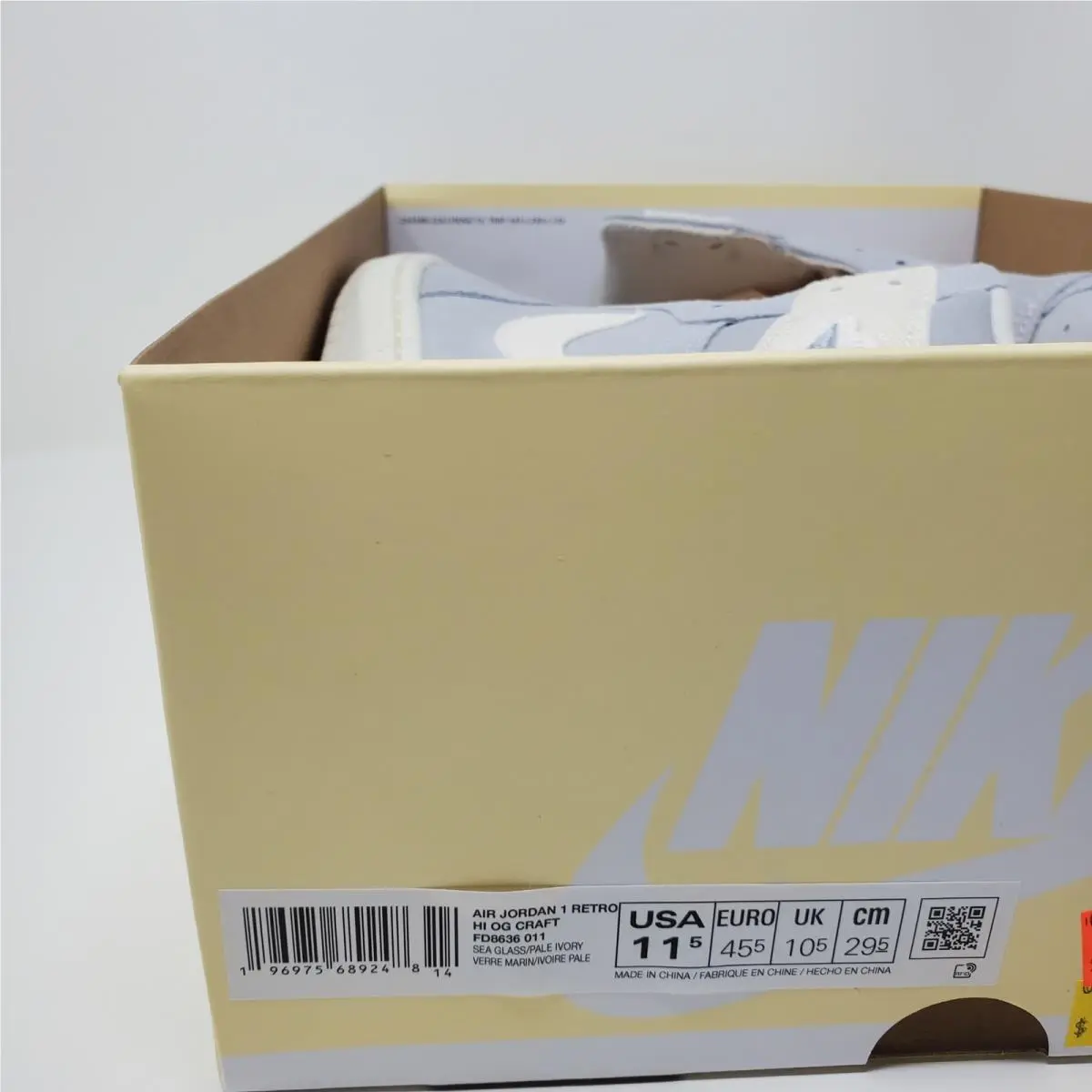 Nike shoes - Nike Air Jordan 1 - Air - FD8636 011 - Blue (UPC: 196975678396) 9
