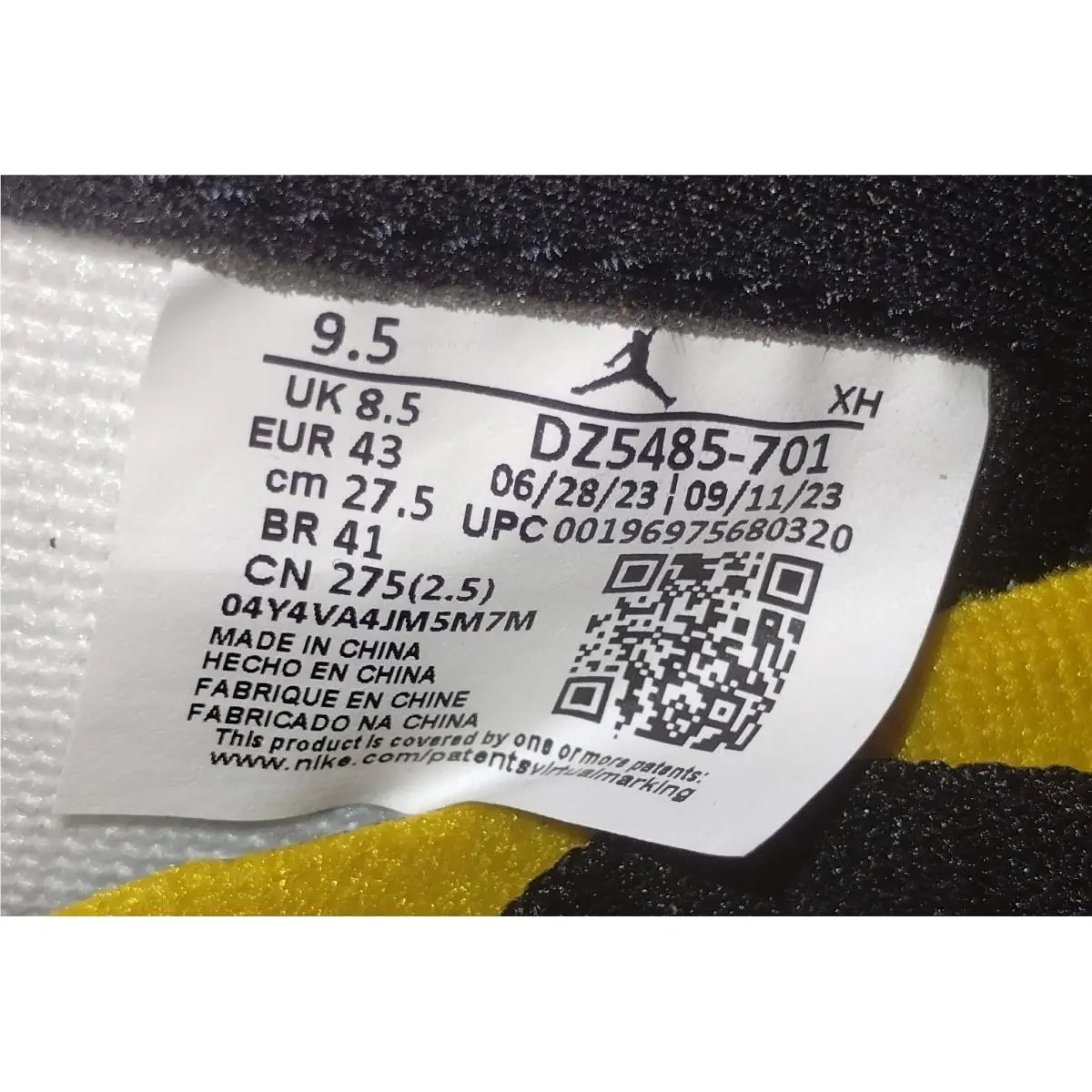 Nike shoes - Jordan 1 Retro High OG Yellow Ochre - DZ5485-701 - Yellow 6