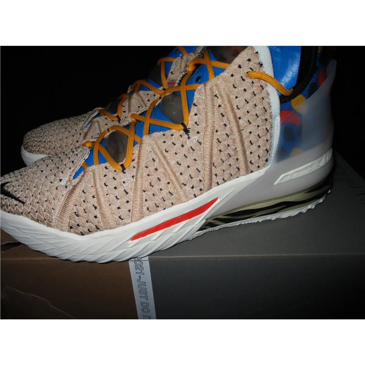 Nike shoes - Nike Lebron XVIII - Lebron XVIII - CW3156 900 - Multicolor (UPC: 194953593174) 4