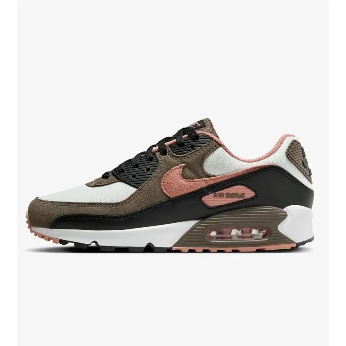 Nike Air Max 90 Summit White-red Stardust-black Mens SZ 9.5 DM0029-105